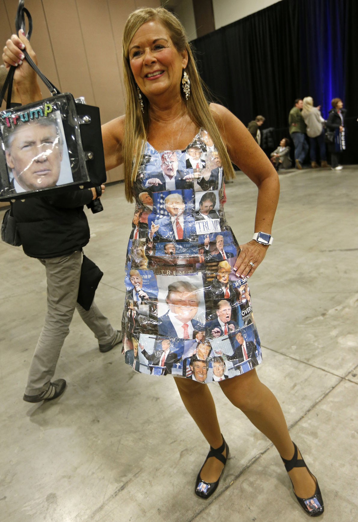 She's with him